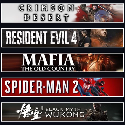 Crimson +Evil 4 +Mafia +Spider 2 +Wukong